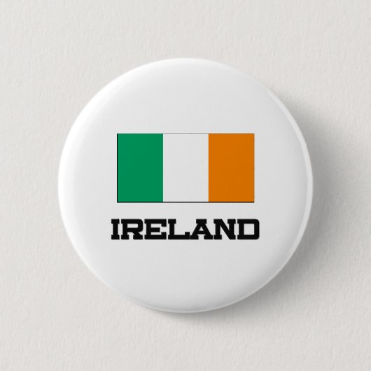 Ierse vlag ronde button 5,7 cm (Voorkant)