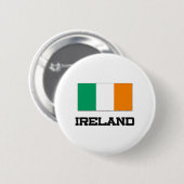 Ierse vlag ronde button 5,7 cm (Voorkant /achterkant)