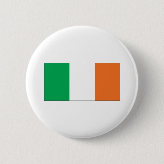 Ierse vlag ronde button 5,7 cm (Voorkant)