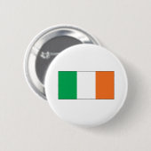 Ierse vlag ronde button 5,7 cm (Voorkant /achterkant)