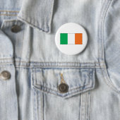 Ierse vlag ronde button 5,7 cm (In situ)