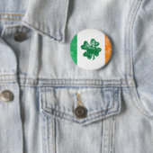 Ierse vlag ronde button 5,7 cm (In situ)