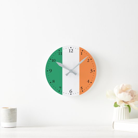 Ierse vlag ronde klok (Huis)