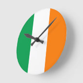 Ierse vlag ronde klok (Hoek)