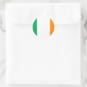 ierse vlag ronde sticker (Tas)