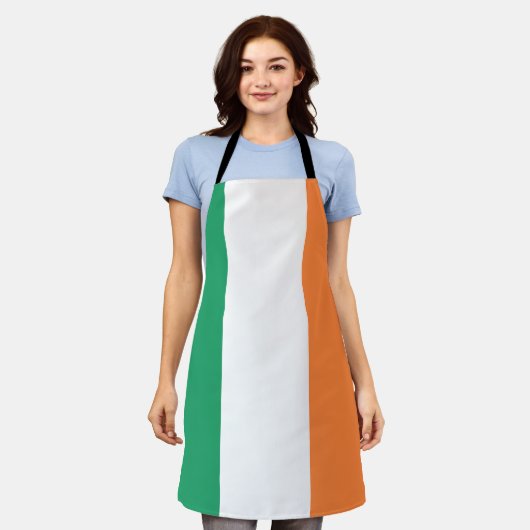 Ierse vlag schort (Gedragen)