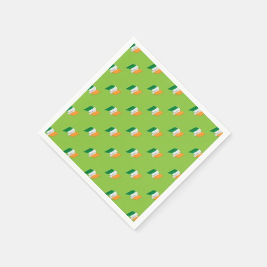 Ierse vlag servet (Hoek)