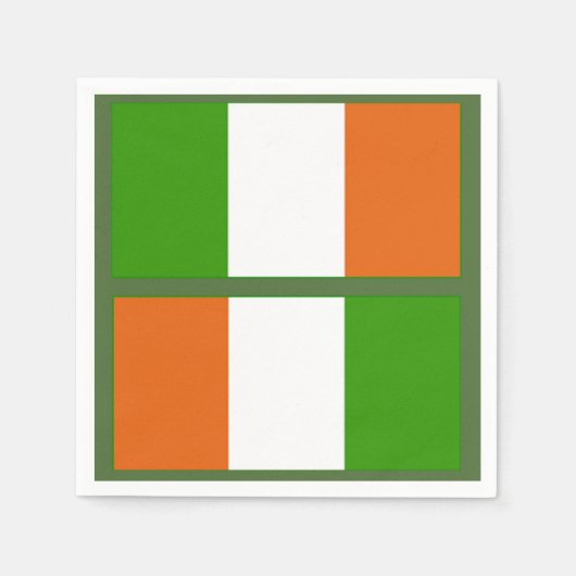 Ierse Vlag Servet (Voorkant)