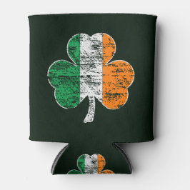 Ierse vlag Shamrock Blikjeskoeler