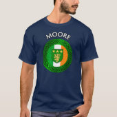 Ierse vlag Shamrock Celtic Knot - Moore T-Shirt (Voorkant)