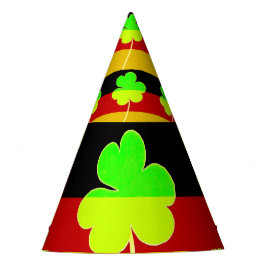 Ierse vlag Shamrock Clover St. Patrick Fun Feesthoedjes