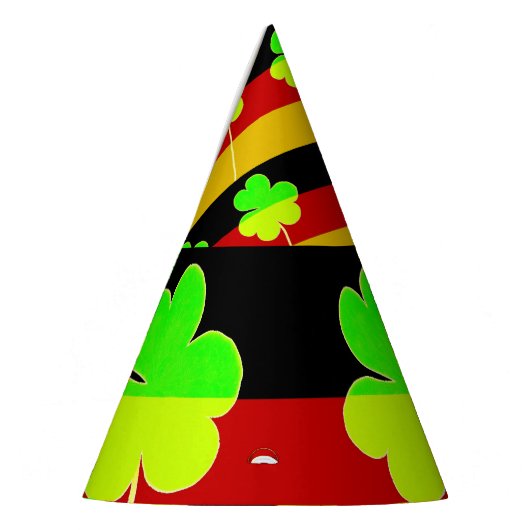 Ierse vlag Shamrock Clover St. Patrick Fun Feesthoedjes (Links)