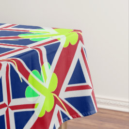 Ierse vlag Shamrock Clover St. Patrick UK Tafelkleed