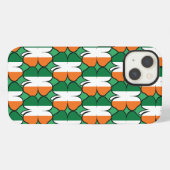 Ierse vlag shamrock clover St patricks day iPhone Hoesje (Achterkant horizontaal)