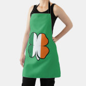 Ierse vlag shamrock clover St patricks day Schort (Insitu)