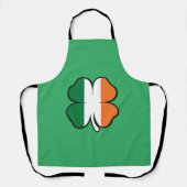 Ierse vlag shamrock clover St patricks day Schort (Voorkant)