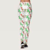 Ierse vlag Shamrock Cookie St. Patrick's Leggings (Achterkant)