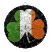 Ierse vlag Shamrock Dartbord (Voorkant)
