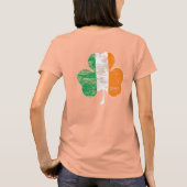 Ierse vlag Shamrock Distress T-shirt (Achterkant)