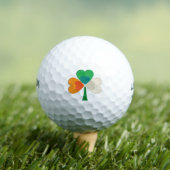 Ierse vlag Shamrock Golfballen (Insitu Shirt)