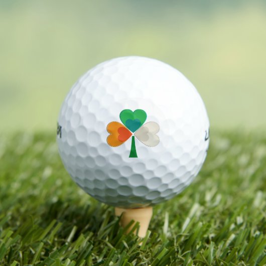 Ierse vlag Shamrock Golfballen (Insitu Shirt)