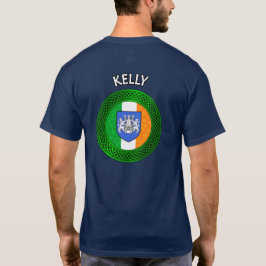 Ierse Vlag Shamrock Keltische Knoop - Kelly T-shir T-shirt