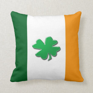 Ierse vlag shamrock kussens
