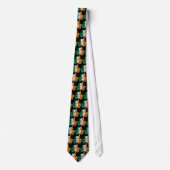 Ierse vlag Shamrock Necktie Stropdas (Voorkant)