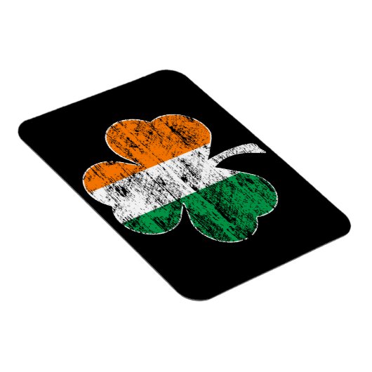 Ierse vlag Shamrock (noodlijdend) Flexi Magnet Magneet (Rechterzijde)