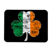 Ierse vlag Shamrock (noodlijdend) Flexi Magnet Magneet (Horizontaal)