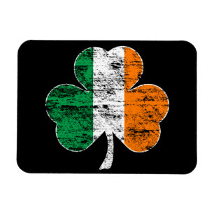 Ierse vlag Shamrock (noodlijdend) Flexi Magnet Magneet