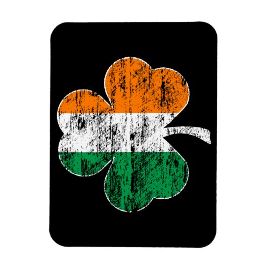 Ierse vlag Shamrock (noodlijdend) Flexi Magnet Magneet (Verticaal)