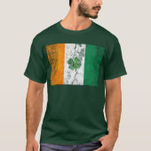 Ierse vlag Shamrock (noodlottig) T-shirt (Voorkant)