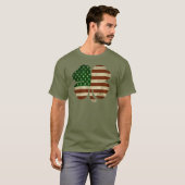 Ierse vlag Shamrock Patriot T-shirt (Voorkant volledig)
