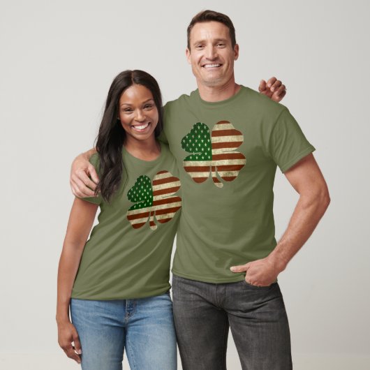Ierse vlag Shamrock Patriot T-shirt (Unisex)