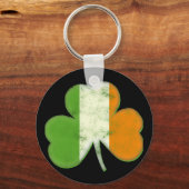  Ierse vlag Shamrock Sleutelhanger (Voorkant)