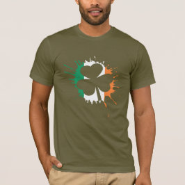Ierse vlag Shamrock St Patricks Day T-shirt
