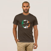 Ierse vlag Shamrock St Patricks Day T-shirt (Voorkant volledig)