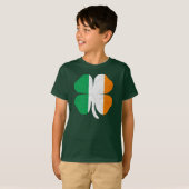 Ierse vlag Shamrock T-shirt (Voorkant volledig)
