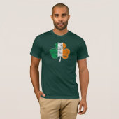 Ierse vlag Shamrock T-shirt (Voorkant volledig)
