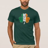 Ierse vlag Shamrock T-shirt (Voorkant)