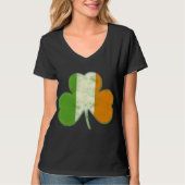  Ierse vlag Shamrock T-shirt (Voorkant)
