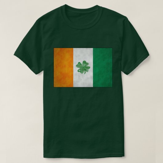 Ierse vlag Shamrock T-Shirts (Design voorkant)