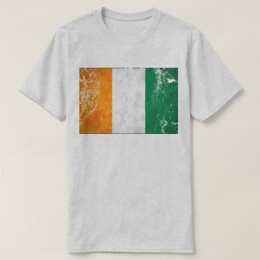 Ierse vlag Shamrock T-Shirts (nood) (Design voorkant)
