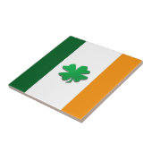 Ierse vlag shamrock tiles. tegeltje (Zijkant)