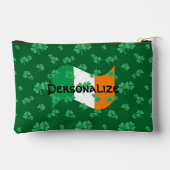 Ierse Vlag Shamrocks Keltische Lettertype Persoonl Etui (Achterkant)