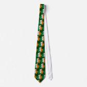 Ierse vlag Shamrocks Necktie Stropdas (Voorkant)