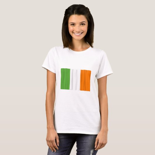 Ierse vlag, shirt! t-shirt (Voorkant volledig)