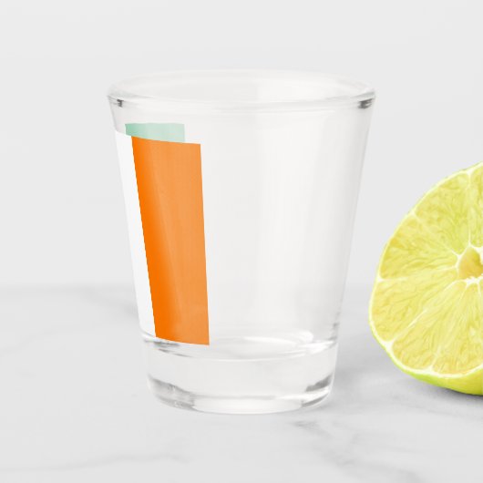 Ierse vlag shot glas (Rechts)
