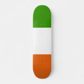 Ierse vlag skateboard (Voorkant)